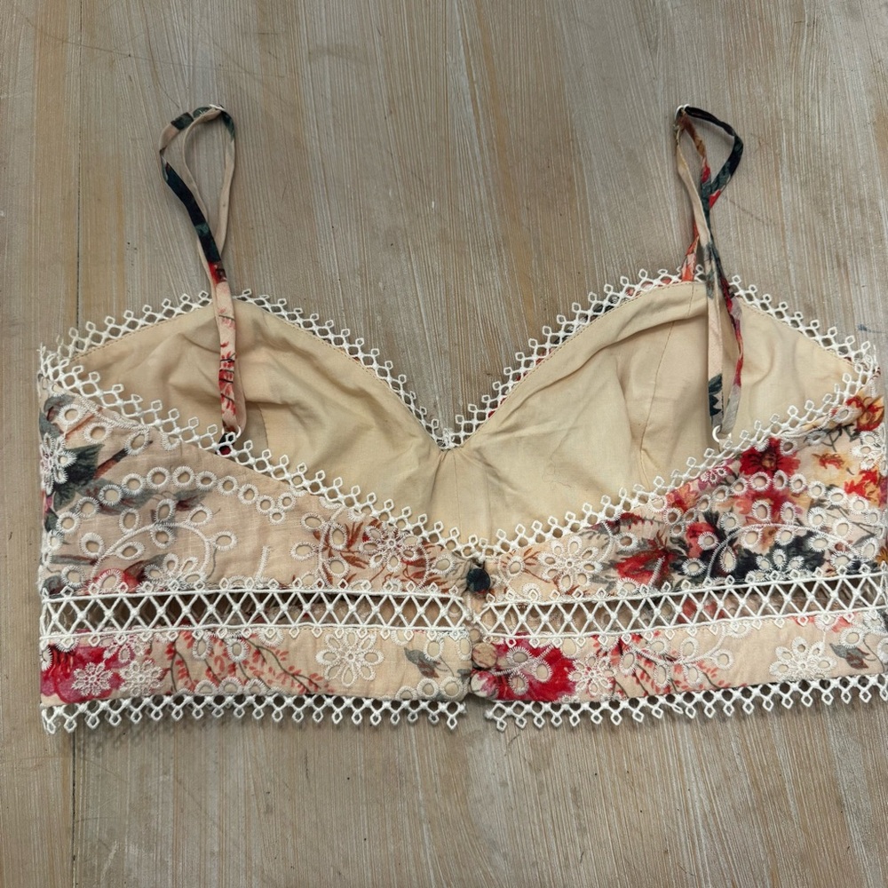 Zimmermann Laelia Diamond Frill Bralette - Picture 3 of 6
